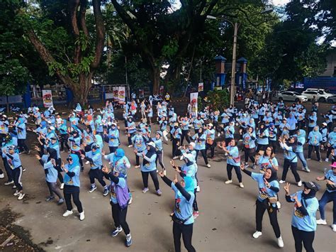 Ratusan Relawan ETOS Indonesia Bogor Raya Goyang Senam Gemoy Dan