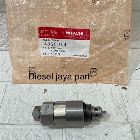 Jual New Pressure Relief Control Valve Hitachi Zaxis