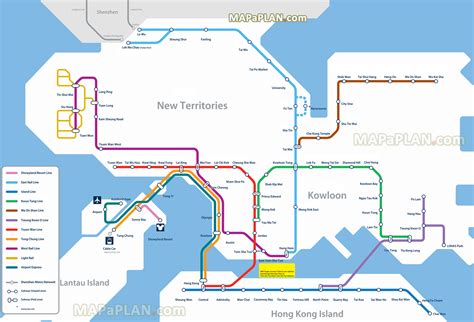 Hong Kong Mapa Metro