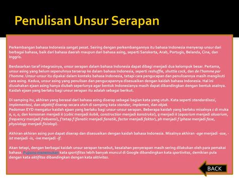 Makalah Penulisan Unsur Serapan Dan Pemakaian Tanda Baca Berbagai Unsur