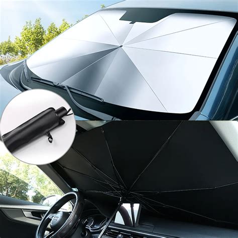 Parasol Plegable Para Parabrisas De Coche Cubierta De Paraguas