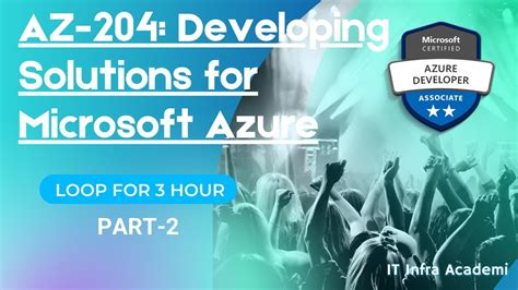 Az 204 Developing Solutions For Microsoft Azure Part 2 Youtube