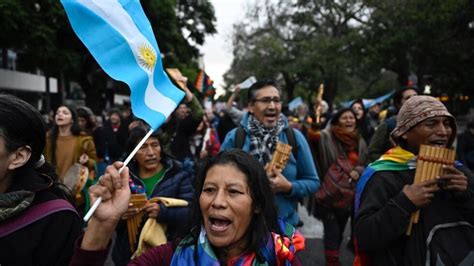 Protestas en Argentina por la represión en Jujuy con las elecciones en