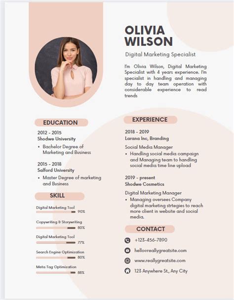 2 Canva Editable Resume Template Customizable Resume Template Digital ...