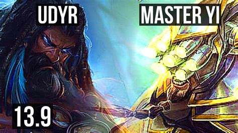 UDYR Vs MASTER YI JNG 1100 Games 8 1 1 900K Mastery Dominating