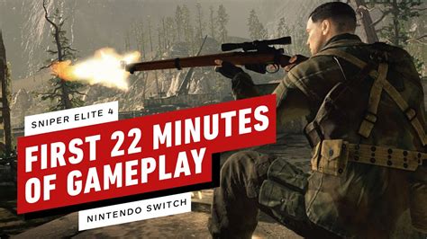 The First Minutes Of Sniper Elite Nintendo Switch Gameplay Youtube