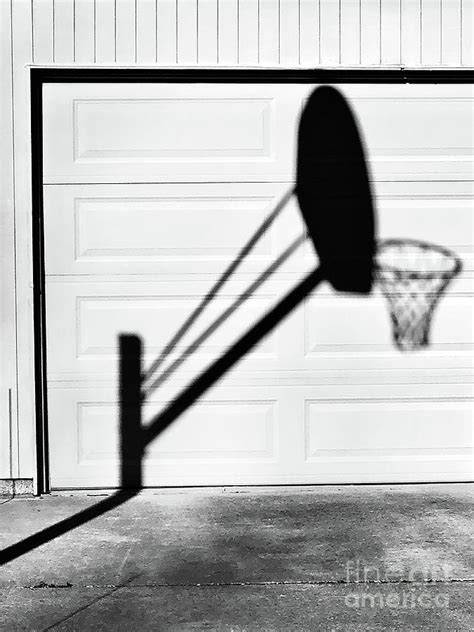 Basketball Hoop Shadow Photograph by Peter Tompkins - Fine Art America