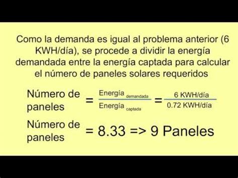 2 Fisica 05 Solar 01 Cálculo de paneles solares YouTube