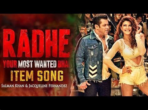 Radhe Movie Trailer ! Item Song ! Salman Khan ! Jacqueline Fernandez ...