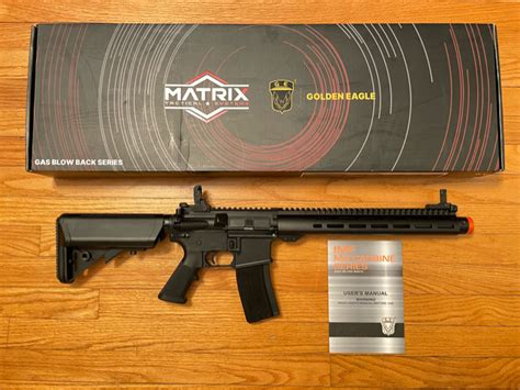 Sold Matrixgolden Eagle Gbb M4 Hopup Airsoft