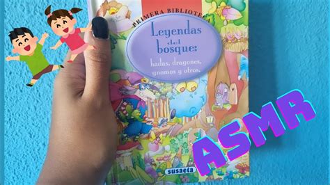 ASMR leyendo un libro para NIÑOS cuentos infantiles para dormir