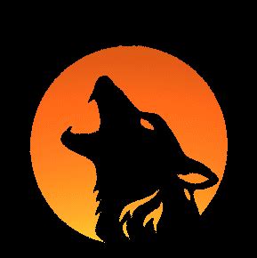 Halloween Howling Wolf Stencil Free Pumpkin Carving Stencil Pattern