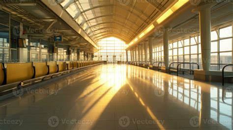 Airport terminal, modern airport terminal. Generative Ai 28340574 Stock ...