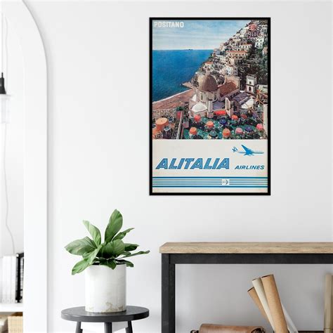 Alitalia Airlines - Positano - Italian Airline 1960s - Vintage Travel