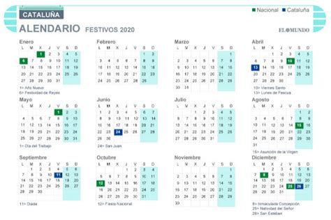 Calendario Laboral De 2020 Estos Son Los 14 D As Festivos Que Te