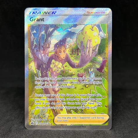 Pokemon Tcg Grant Galarian Gallery Full Art Ultra Rare Gg Gg