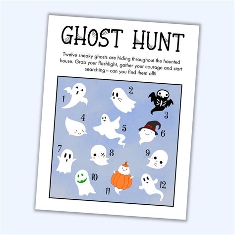 Halloween Ghost Hunt Game in 2023 | Halloween ghosts, Ghost hunting ...