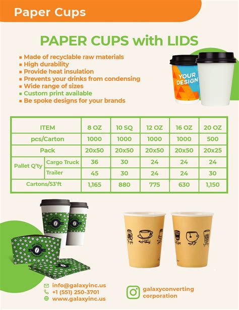 Paper Cups | Galaxy Converting Corporation