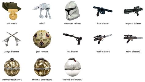 Star Wars Weapons by markdelete on DeviantArt