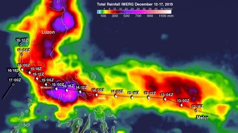 Nasa Finds Huge Rainfall Totals From Typhoon Melor Over Philippines