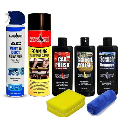 Kangaroo Car Care Kit Car Polish Dashboard Polish Scratch Remover