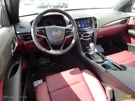 Morello Redjet Black Accents Interior 2013 Cadillac Ats 25l Luxury