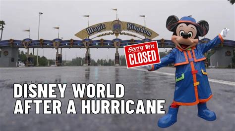 What Walt Disney World Is Like After A Hurricane Ian Youtube