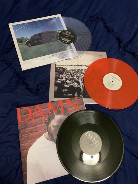 Kendrick Lamar Vinyl Trilogy on Colored Vinyl COMPLETE🙌 : r/KendrickLamar