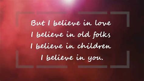 Don Williams I Believe In You Lyrics