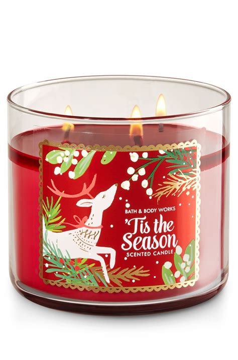 Tis The Season 3 Wick Candle Home Fragrance 1037181 Bath And Body Works In 2019 Bath Body