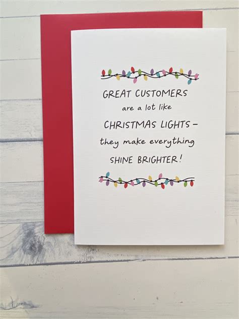 Company Christmas Card Corporate Christmas Card for Clients - Etsy ...