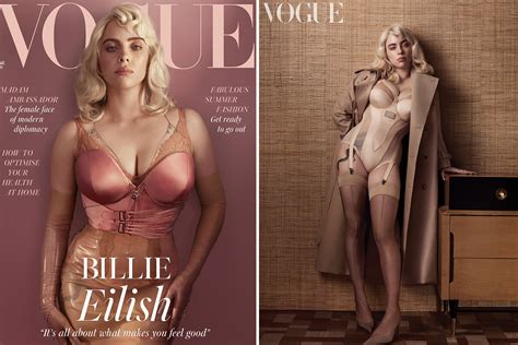 Billie Eilish Poses For Vogue And Shows Off Her Curves In Stunning New Photos As She Tells Fans