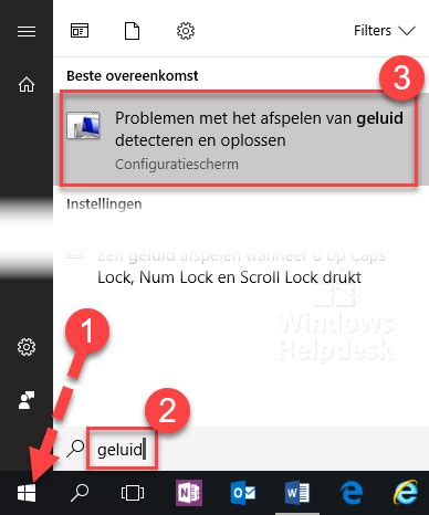 Geluid Van De Computer Werkt Niet Windows Helpdesk