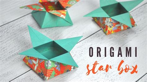 Origami Star Box Tutorial Easy Origami Box Tutorial Step By Step