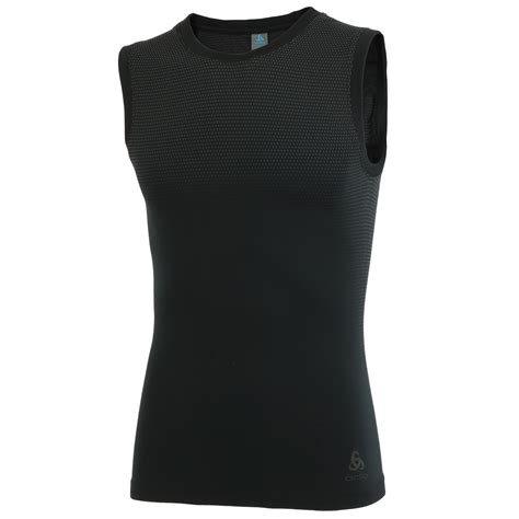 Odlo Performance Light Base Layer Tank Top Men Black Bike