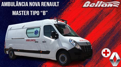 Ambul Ncia Renault Master Suporte B Sico Bellan Multimarcas