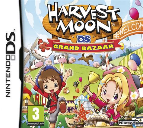 Harvest Moon Grand Bazaar Videojuego Nds Vandal