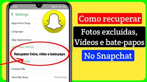 Como recuperar fotos vídeos e bate papos excluídos no Snapchat nova