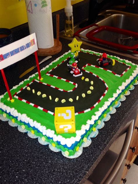 Pin By Michelle Lenox On Baking Mario Birthday Cake Mario Birthday