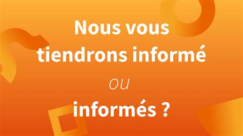 Nous Vous Tiendrons Inform S Ou Inform Blog Insights