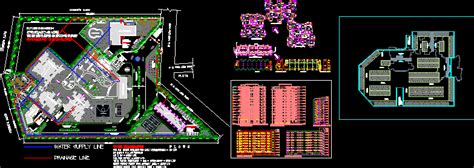 Complete Group Housing Project Autocad Dwg File Plan N Off