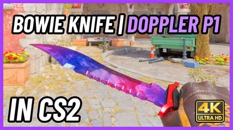 CS2 Bowie Knife Doppler Phase 1 CS2 Knife In Game Showcase 4K