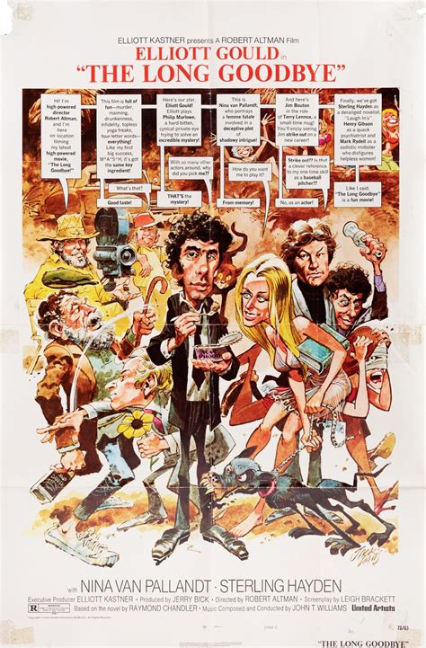 The Long Goodbye 1973 Us 30 By 40 Poster Posteritati Movie Poster