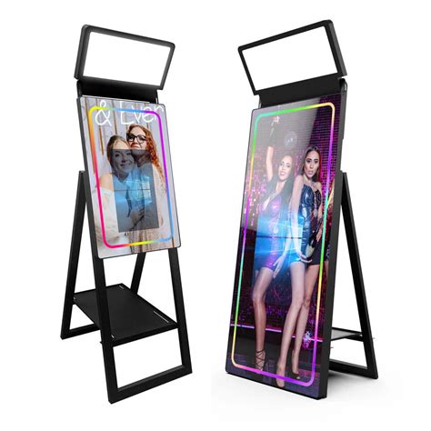 In Stock Selfie Magic Photo Mirror Booth With Camera Printer