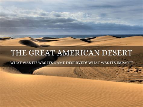 The Great American Desert by Caylie Smith