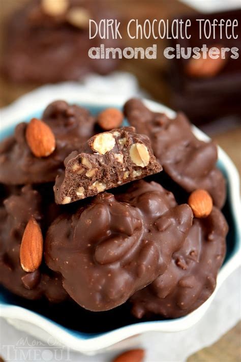 Dark Chocolate Toffee Almond Clusters Mom On Timeout