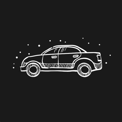 Premium Vector Car Doodle Sketch Illustration