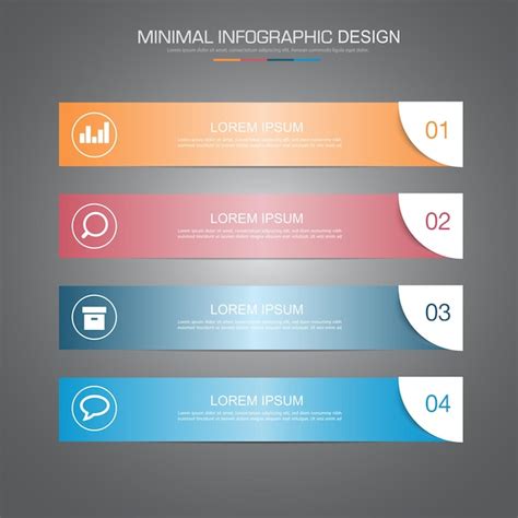 Premium Vector Infographic Elements With Business Icon Process Or