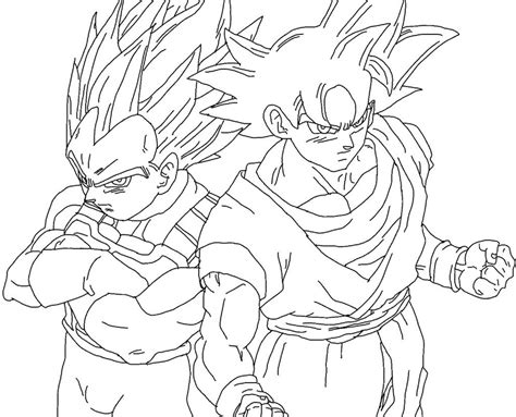 Dibujos De Goku Y Vegeta Ultra Instinto Para Colorear Para Colorear