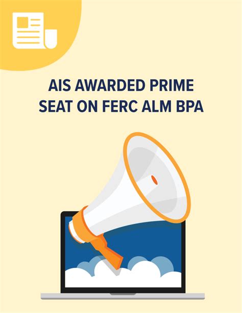 Ais Awarded Prime Seat On Ferc Alm Bpa Applied Information Sciences